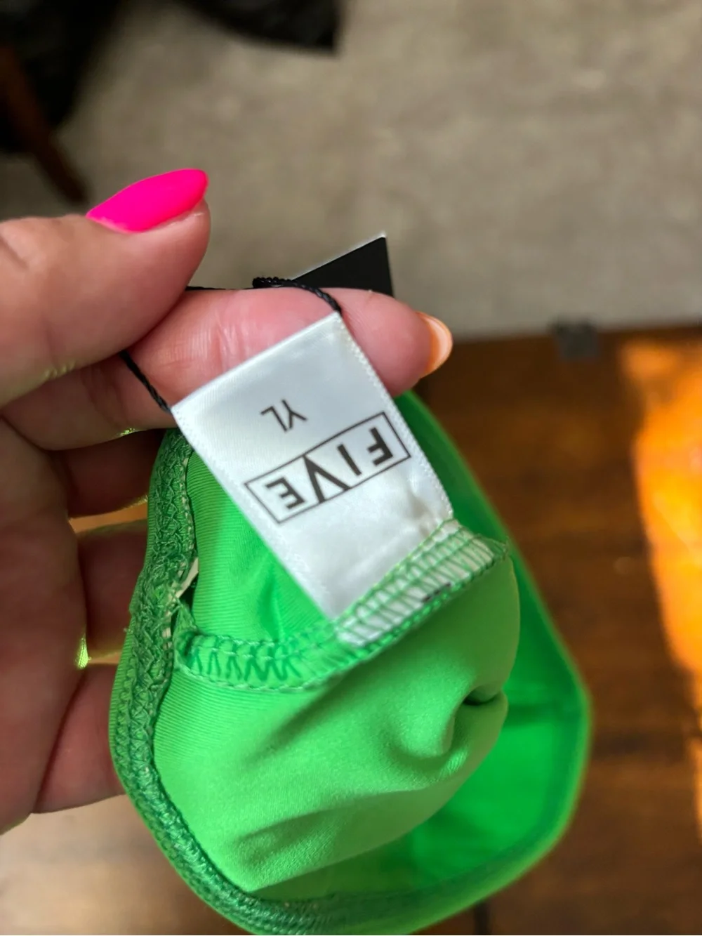 Five the label Kids Neon Green sports bra Top - Lime